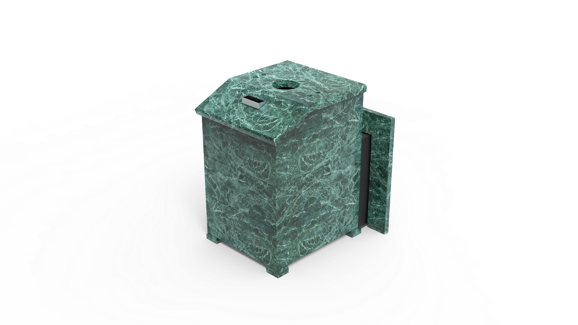 Печь из натурального камня Genesis GN 500 облицовка закрытая со скосом талькохлорит-шлифовка фото в Воронеже