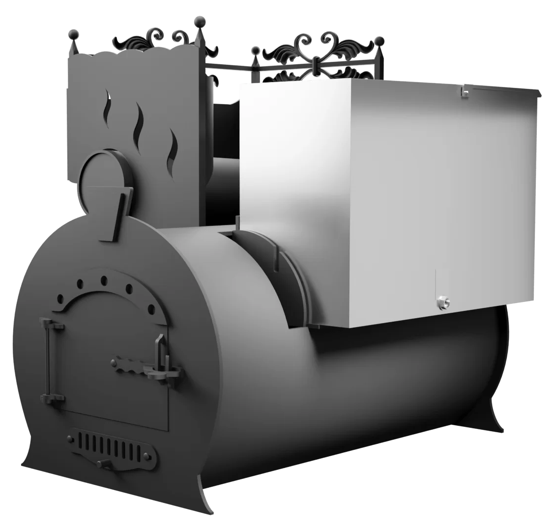 Печь Горыныч 3, каменка с левой стороны фото в Воронеже