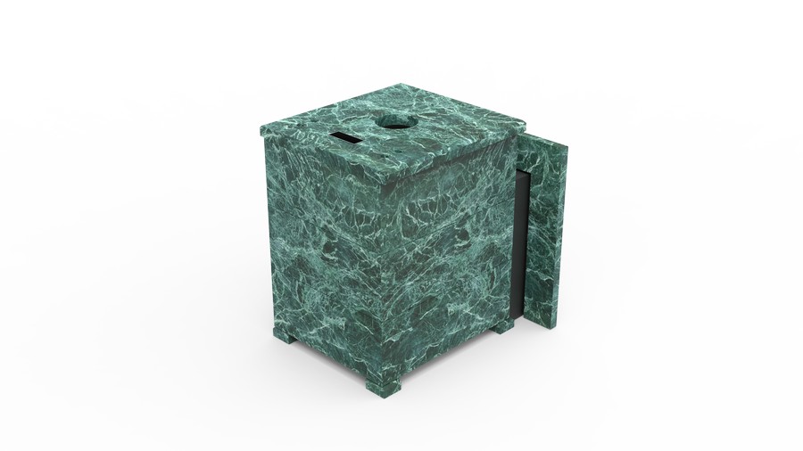 Печь в облицовке из натурального камня Genesis GN 500 облицовка закрытая плоская пироксенит-элит фото в Воронеже