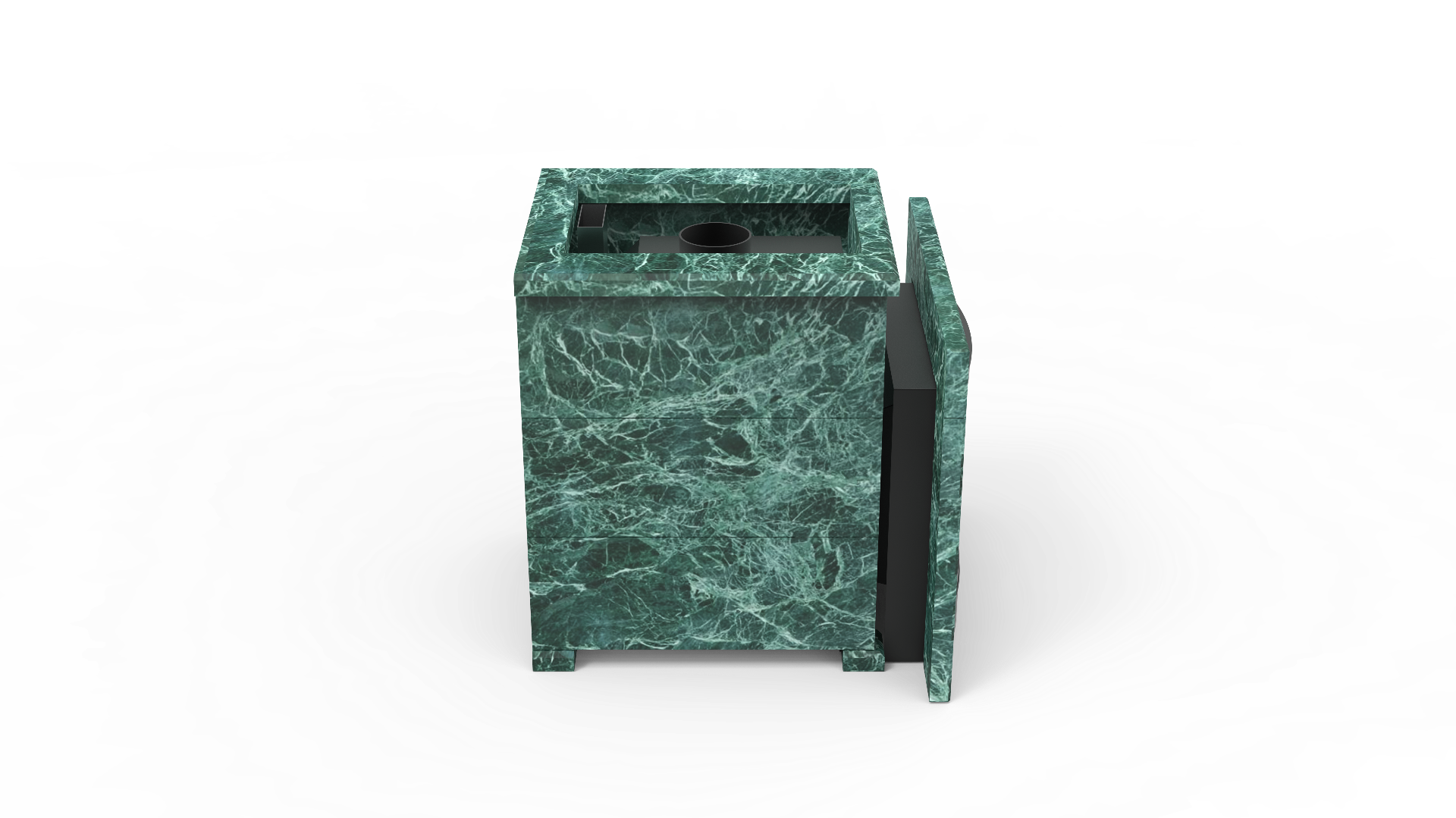 Печь из натурального камня Genesis GN 500 облицовка открытая пироксенит-элит фото в Воронеже