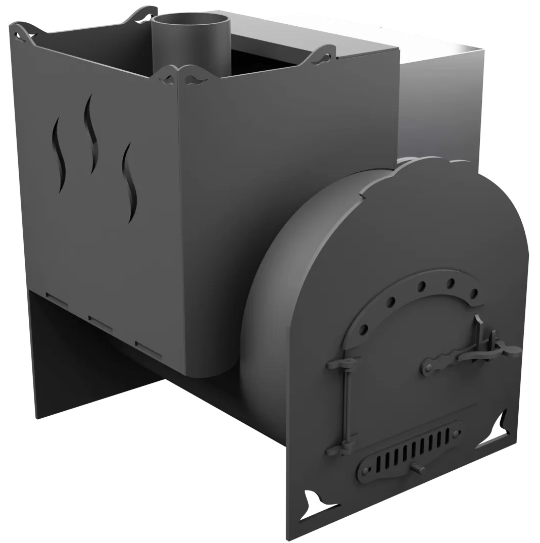 Печь Горыныч Мини, каменка с левой стороны фото в Воронеже