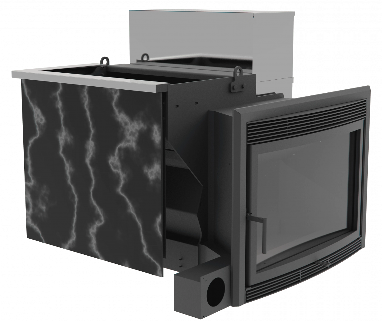 Банный камин 800, AISI 430 фото в Воронеже