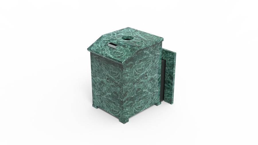 Печь в облицовке из натурального камня Genesis GN 500 облицовка закрытая со скосом талькохлорит-шлифовка фото в Воронеже