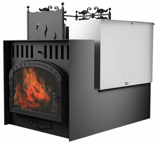 Горыныч 3 СВОП, каменка с левой стороны, большая дверь со стеклом фото в Воронеже