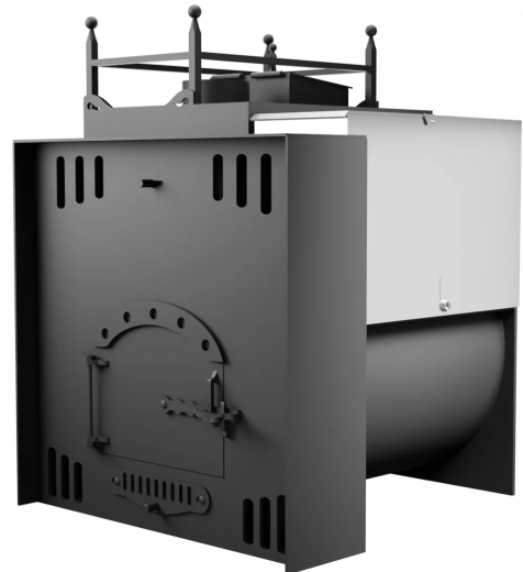 Печь Горыныч Мини, каменка закрытая с левой стороны, естественная система воздушного отопления фото в Воронеже