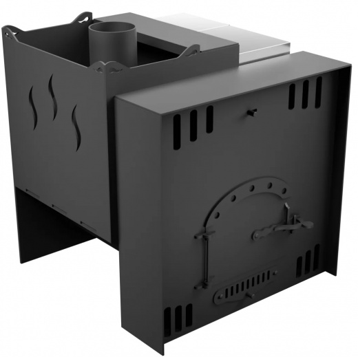 Печь Горыныч Мини, каменка с левой стороны, естественная система воздушного отопления фото в Воронеже