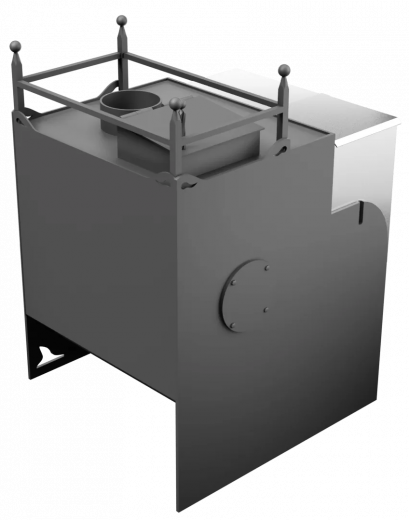 Печь Горыныч Мини, каменка закрытая с правой стороны фото в Воронеже