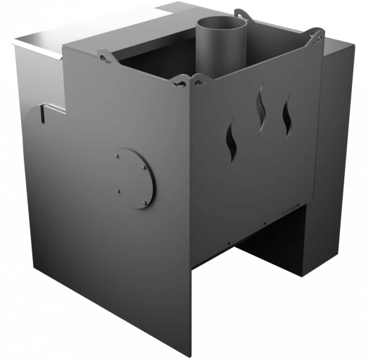 Печь Горыныч Мини, каменка с левой стороны, естественная система воздушного отопления фото в Воронеже