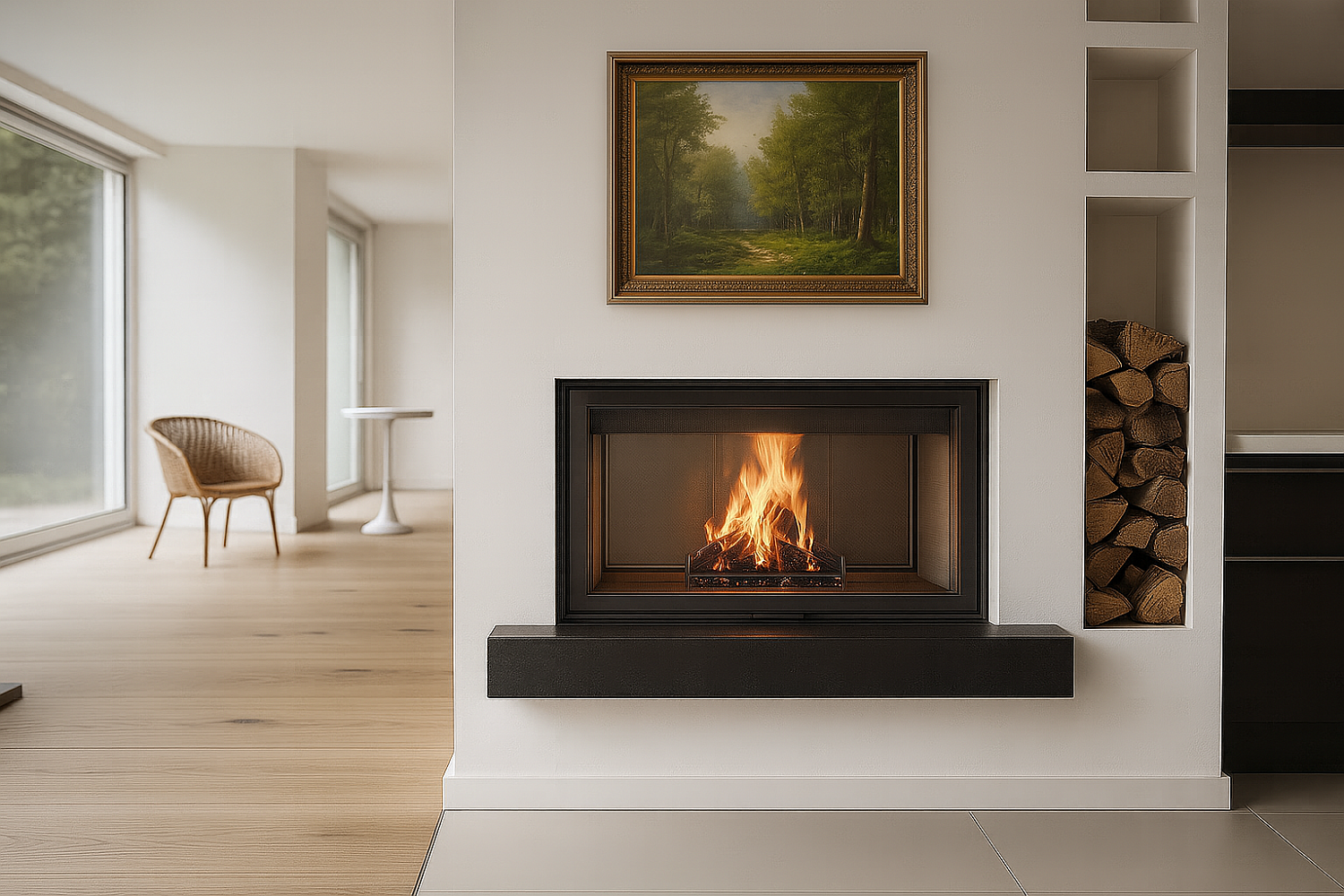 Каминная топка 1C 87/71-UP