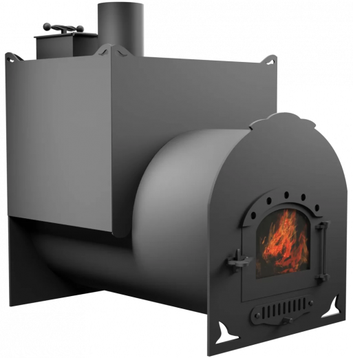 Печь Горыныч Мини, двойная каменка, малая дверь со стеклом фото в Воронеже