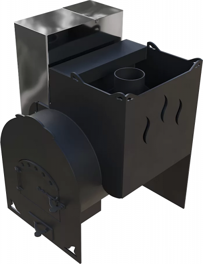 Печь Горыныч Мини, каменка с правой стороны фото в Воронеже