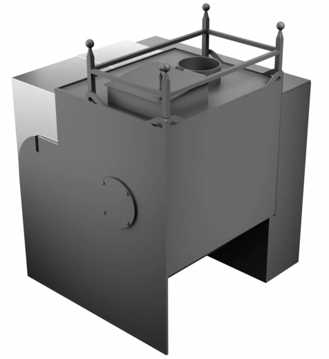 Печь Горыныч Мини, каменка закрытая с левой стороны, естественная система воздушного отопления фото в Воронеже